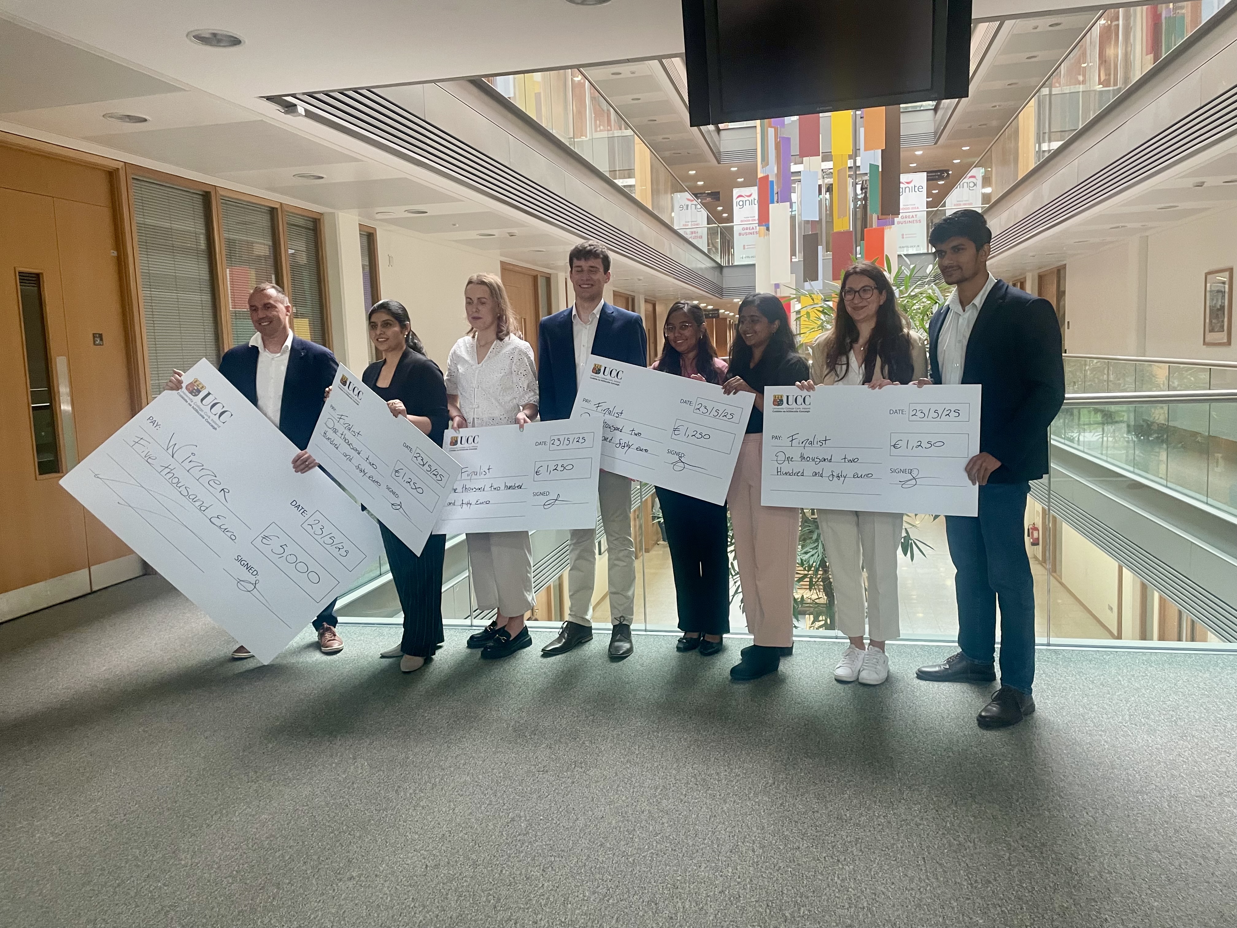 CraveShift as a finalist in the UCC Student Entrepreneur Award 2025